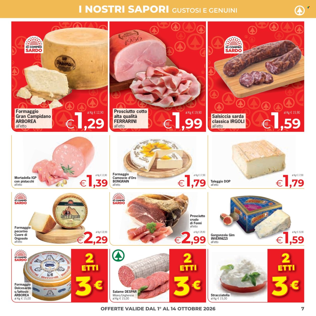 Volantino Eurospar - 1/10/2026 - 14/10/2026. Pagina 7