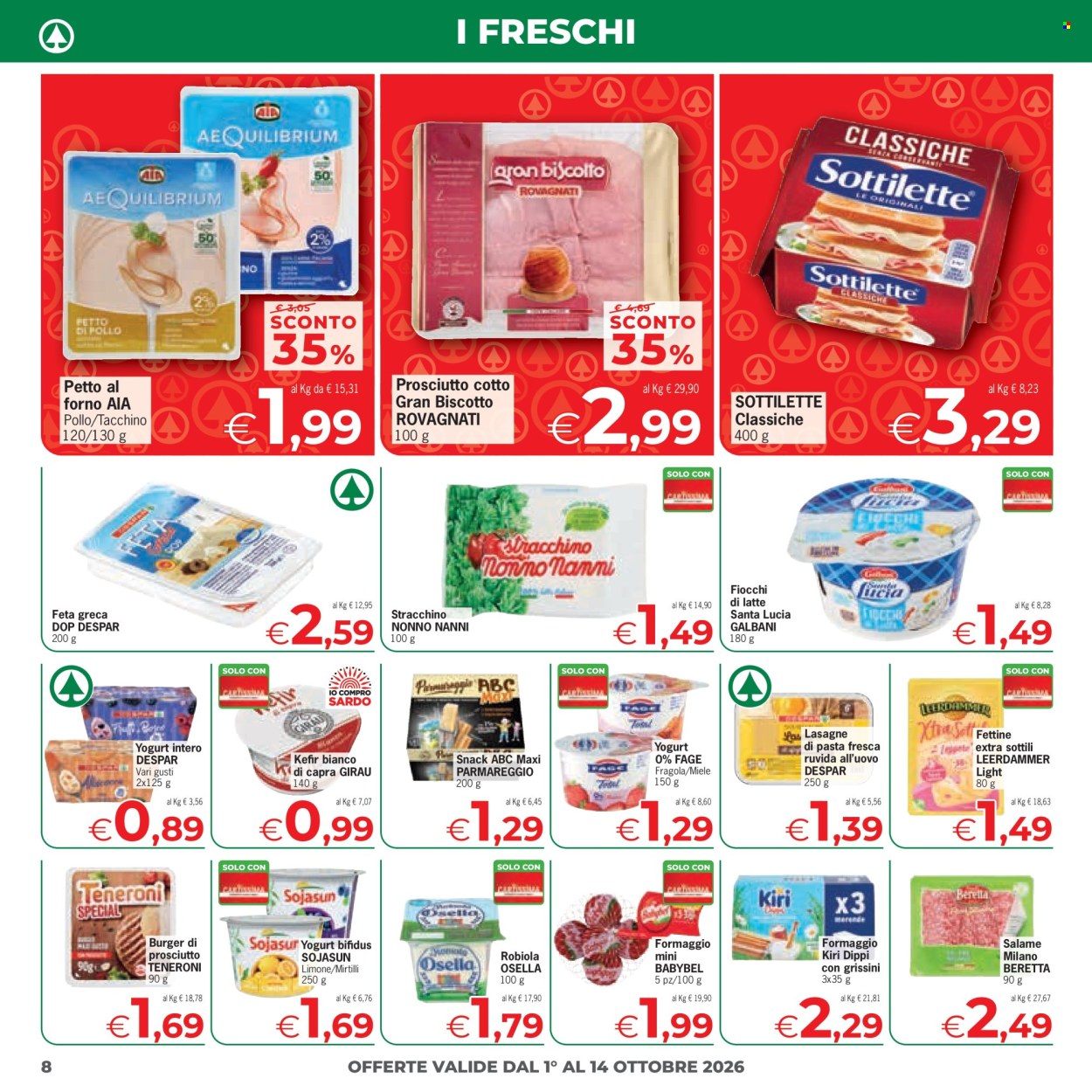 Volantino Eurospar - 1/10/2026 - 14/10/2026. Pagina 8