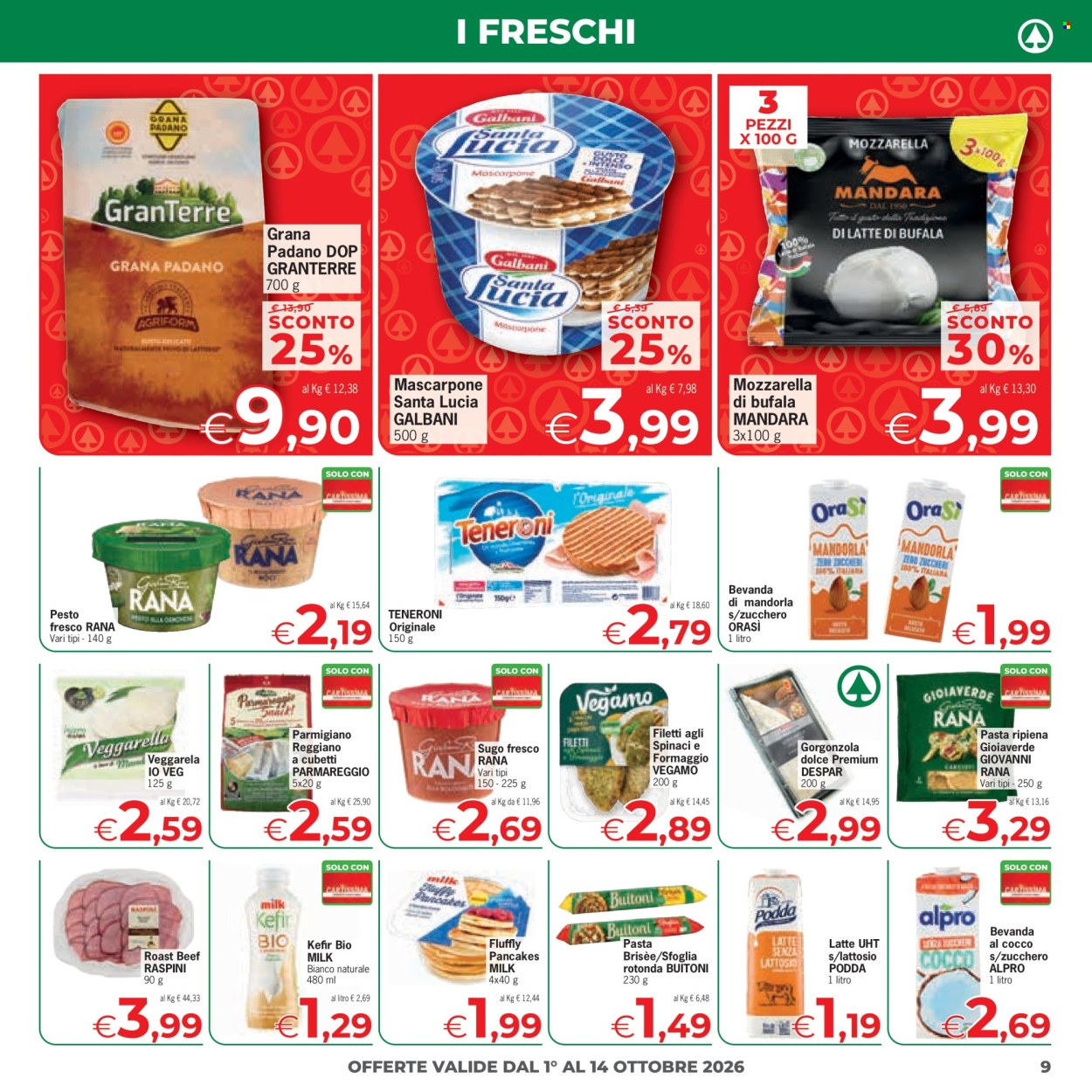 Volantino Eurospar - 1/10/2026 - 14/10/2026. Pagina 9