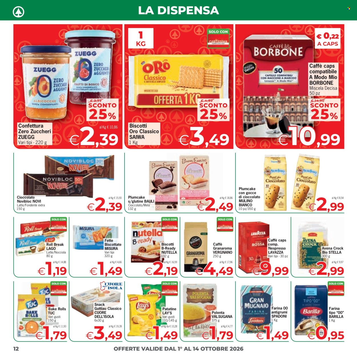 Volantino Eurospar - 1/10/2026 - 14/10/2026. Pagina 12