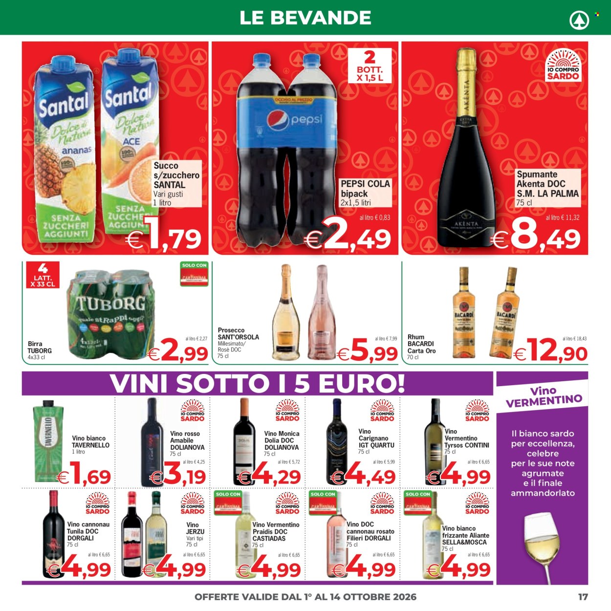 Volantino Eurospar - 1/10/2026 - 14/10/2026. Pagina 17