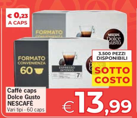 Caffè caps Dolce Gusto