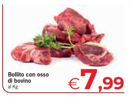Bollito con osso di bovino