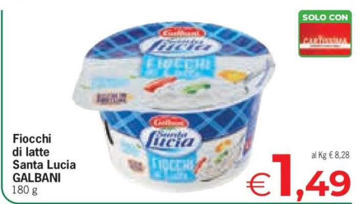 Fiocchi di latte Santa Lucia GALBANI
