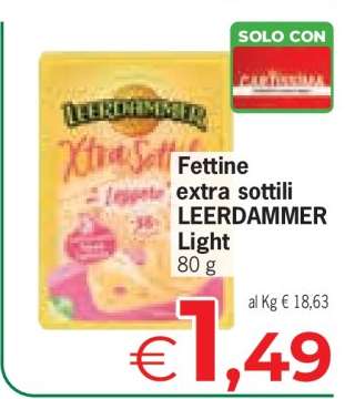 Fettine extra sottili LEERDAMMER Light