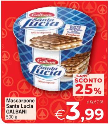 Mascarpone Santa Lucia