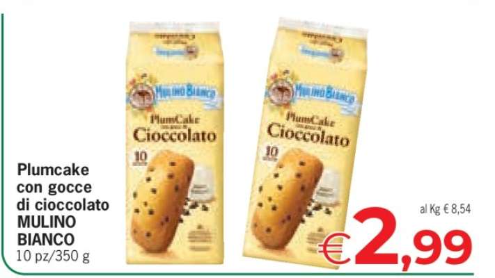 Plumcake con gocce di cioccolato MULINO BIANCO