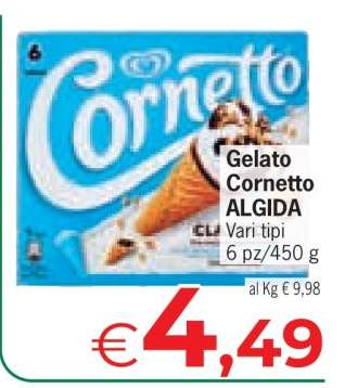 GELATO CORNETTO ALGIDA