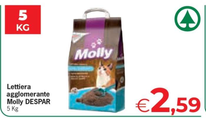 Lettiera agglomerante Molly DESPAR