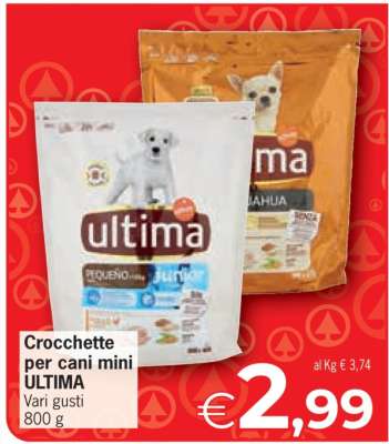 Crocchette per cani mini ULTIMA