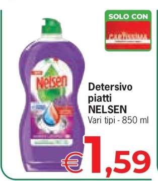 Detersivo Piatti Nelsen