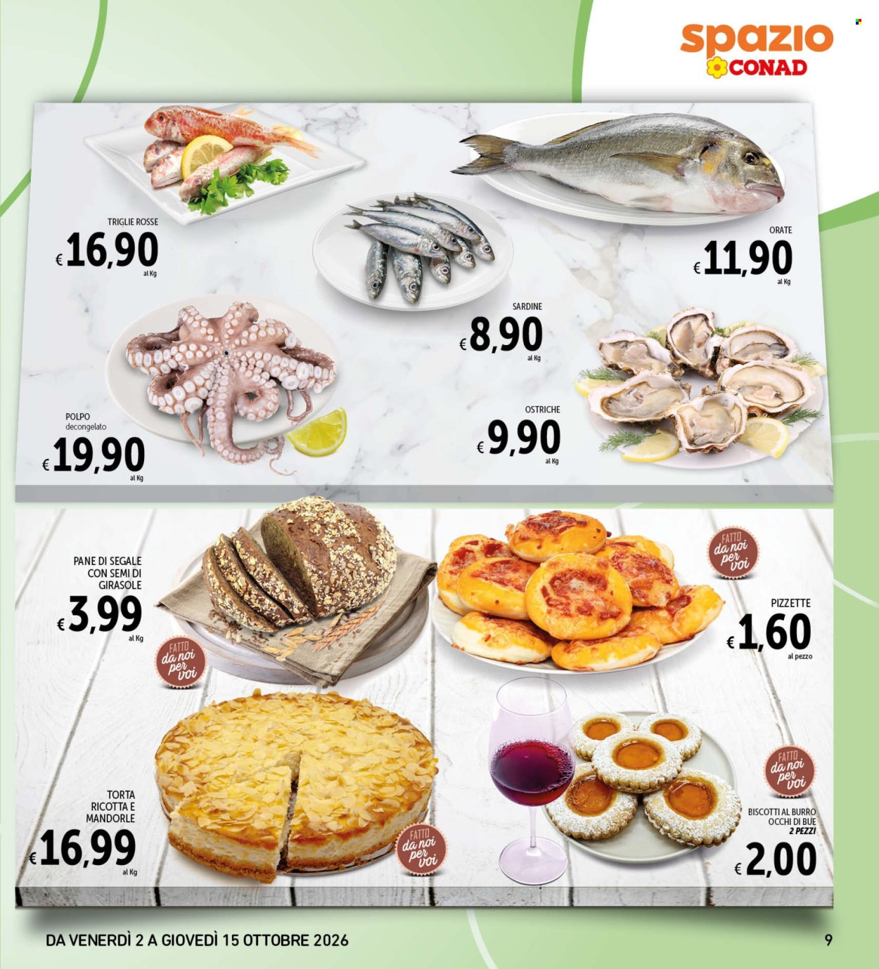 Leták Spazio Conad - 2.10.2026 - 15.10.2026. Strana 9