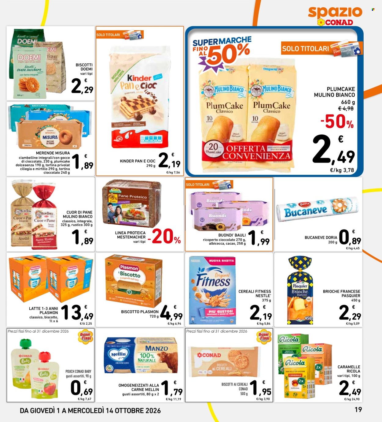 Volantino Spazio Conad - 1/10/2026 - 14/10/2026. Pagina 19