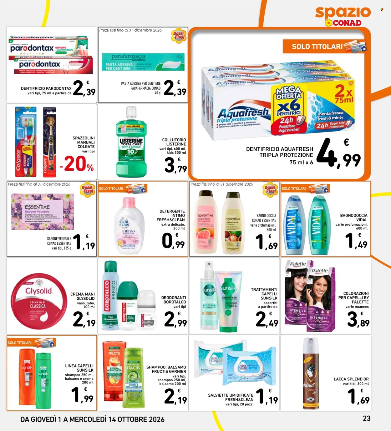 Volantino Spazio Conad - 1/10/2026 - 14/10/2026. Pagina 23