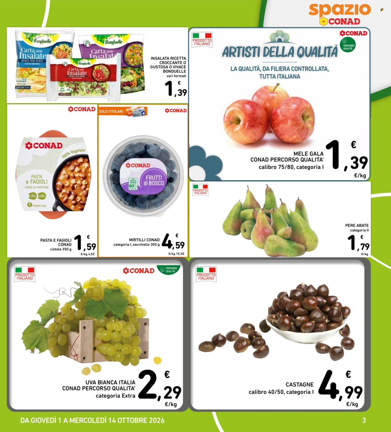 Leták Spazio Conad - 1.10.2026 - 14.10.2026. Strana 3