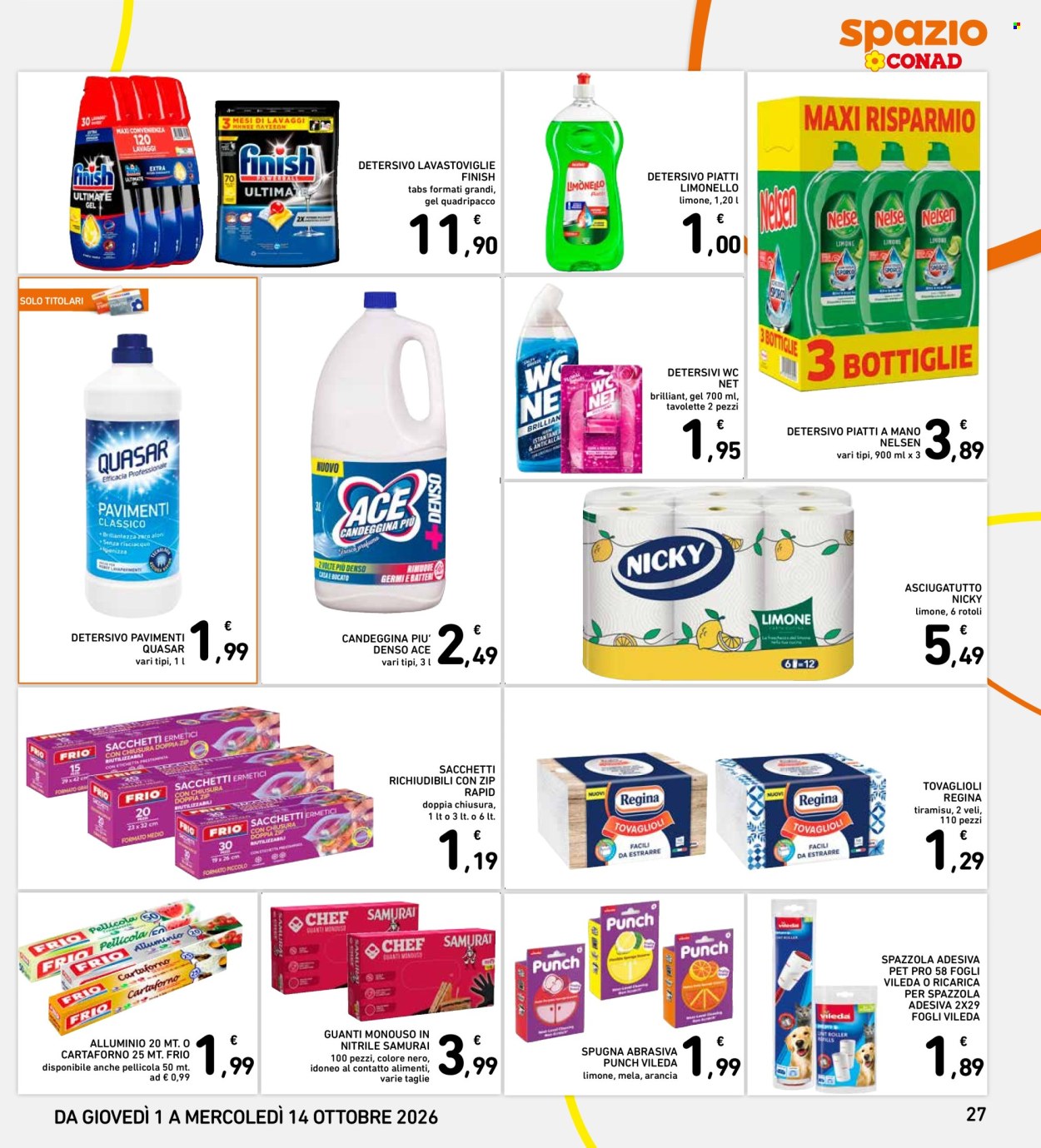 Volantino Spazio Conad - 1/10/2026 - 14/10/2026. Pagina 27