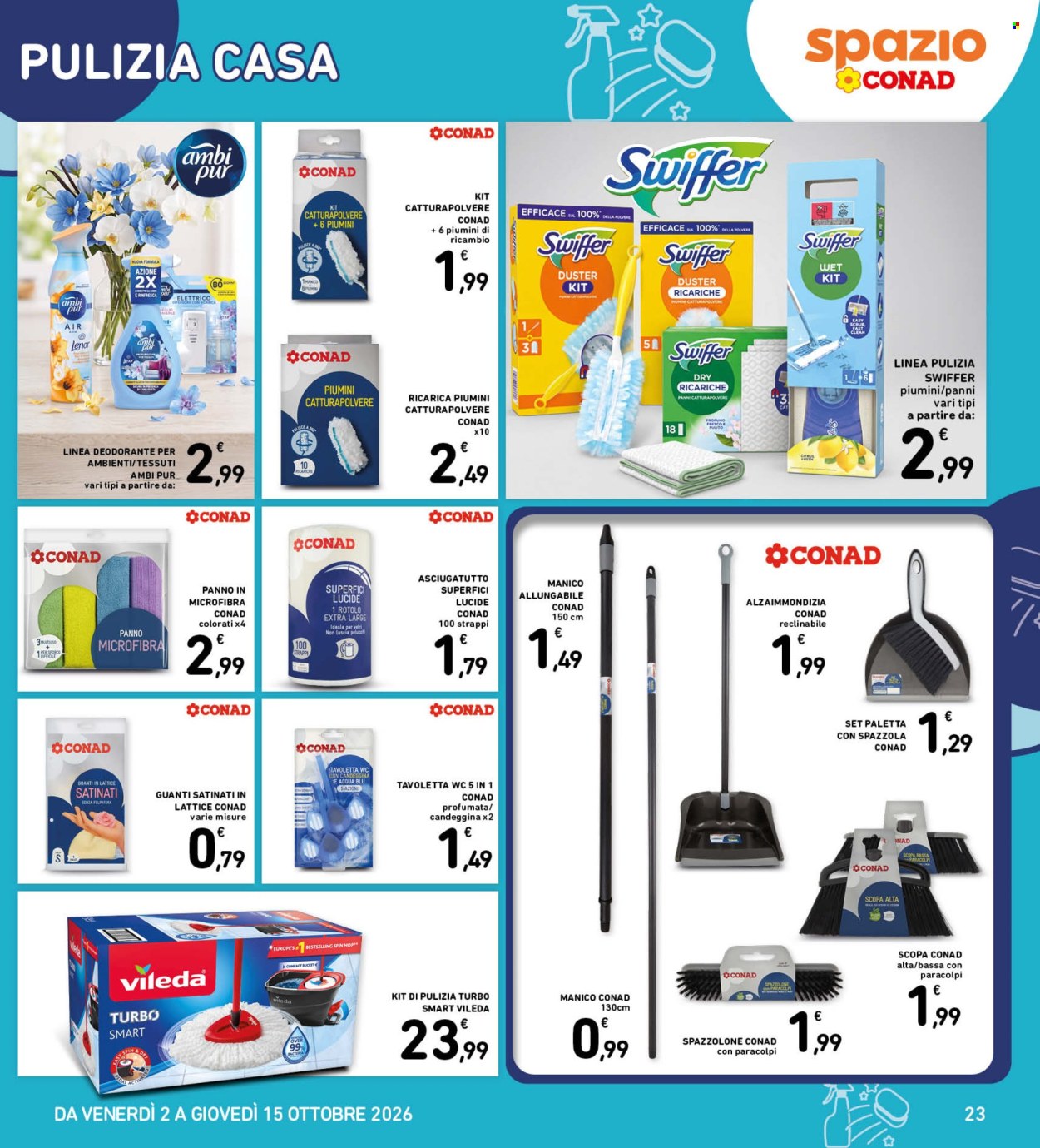 Leták Spazio Conad - 2.10.2026 - 15.10.2026. Strana 23