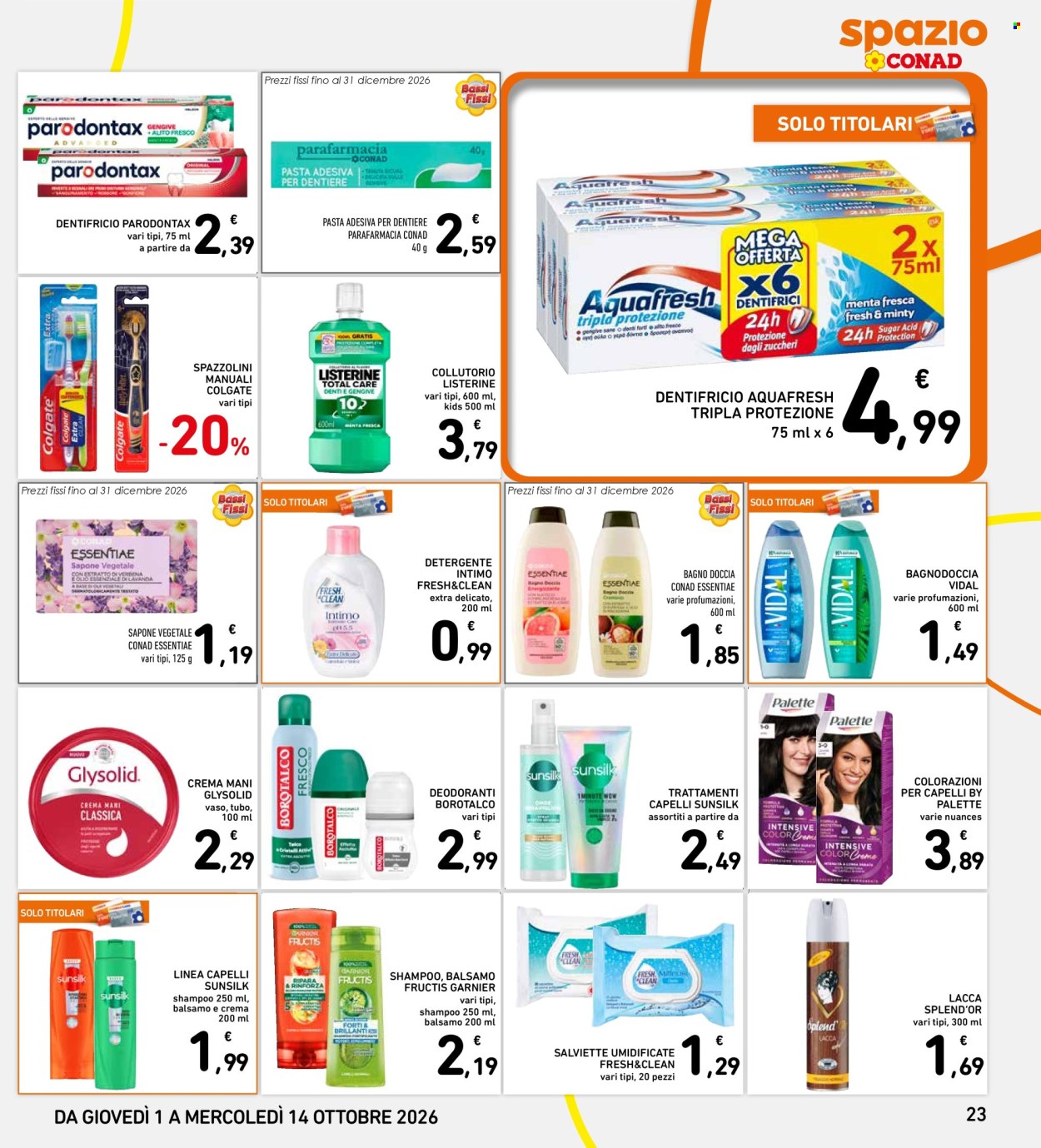 Volantino Spazio Conad - 1/10/2026 - 14/10/2026. Pagina 23