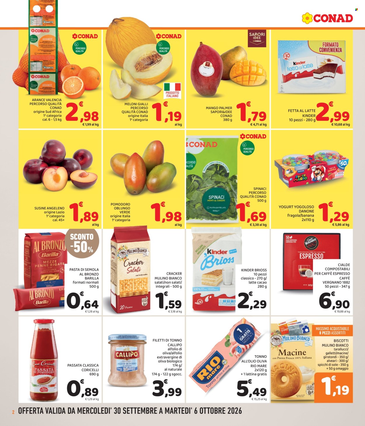 Volantino Conad - 30/9/2026 - 6/10/2026. Pagina 2