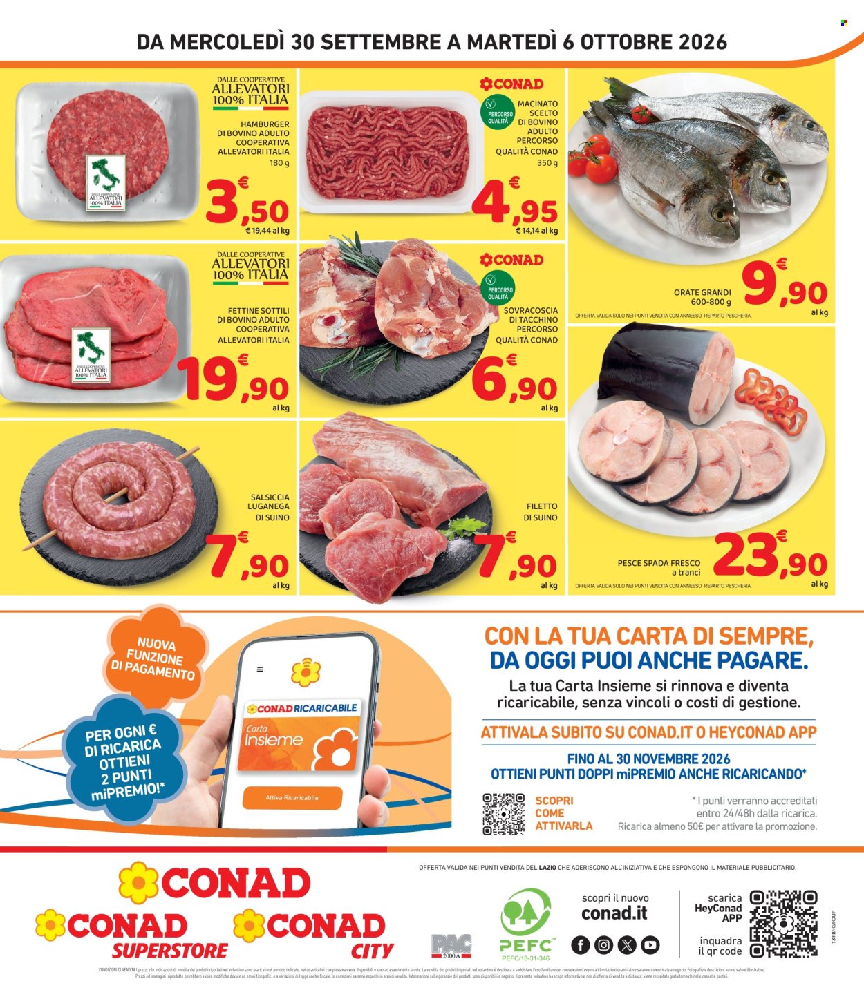 Volantino Conad - 30/9/2026 - 6/10/2026. Pagina 8
