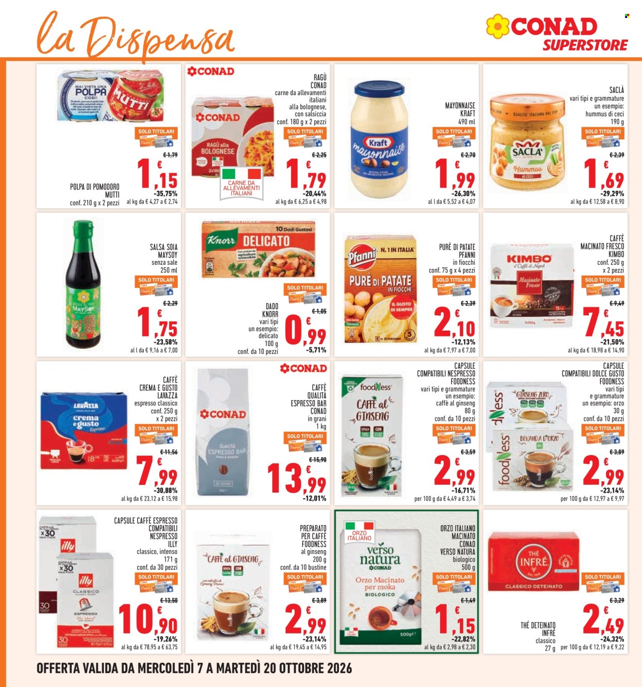 Volantino Conad - 7/10/2026 - 20/10/2026. Pagina 16