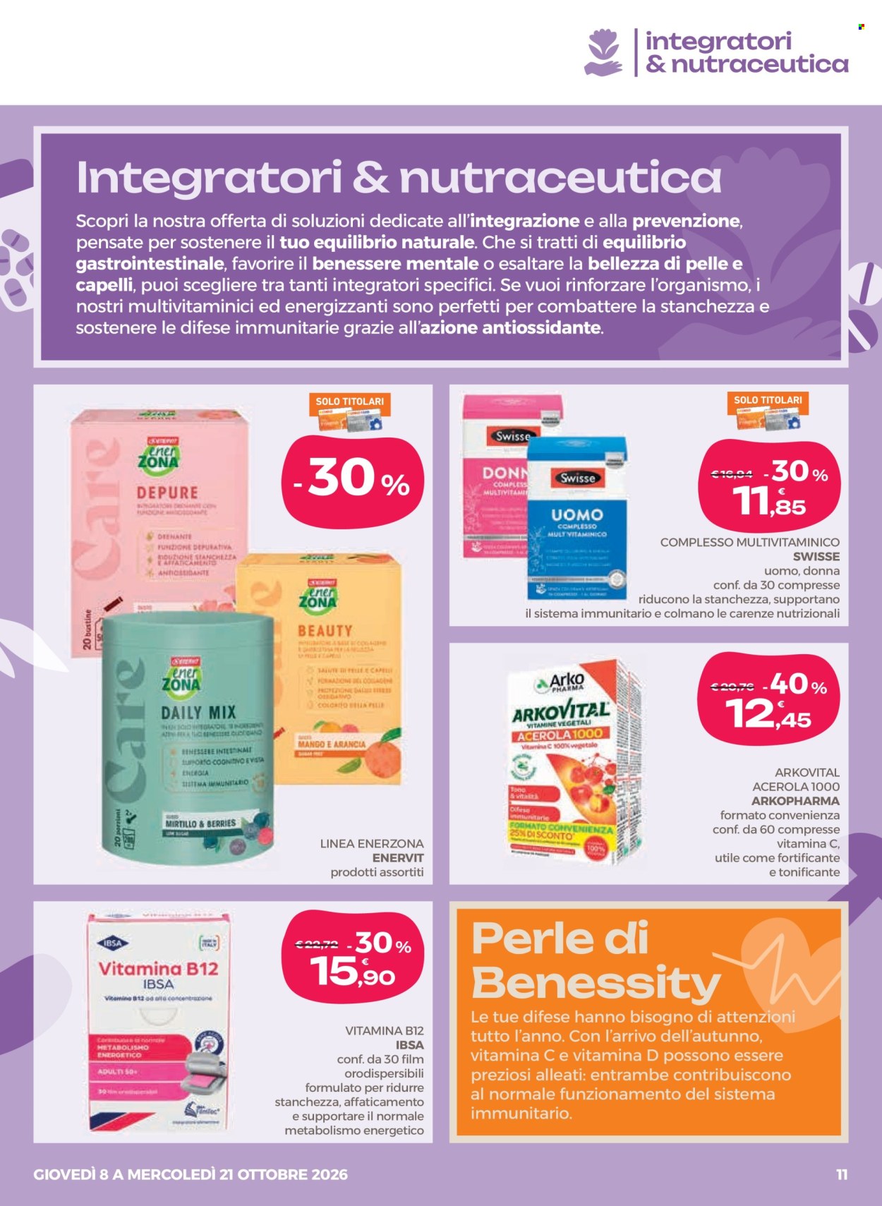 Volantino Benessity Conad - 8/10/2026 - 21/10/2026. Pagina 11
