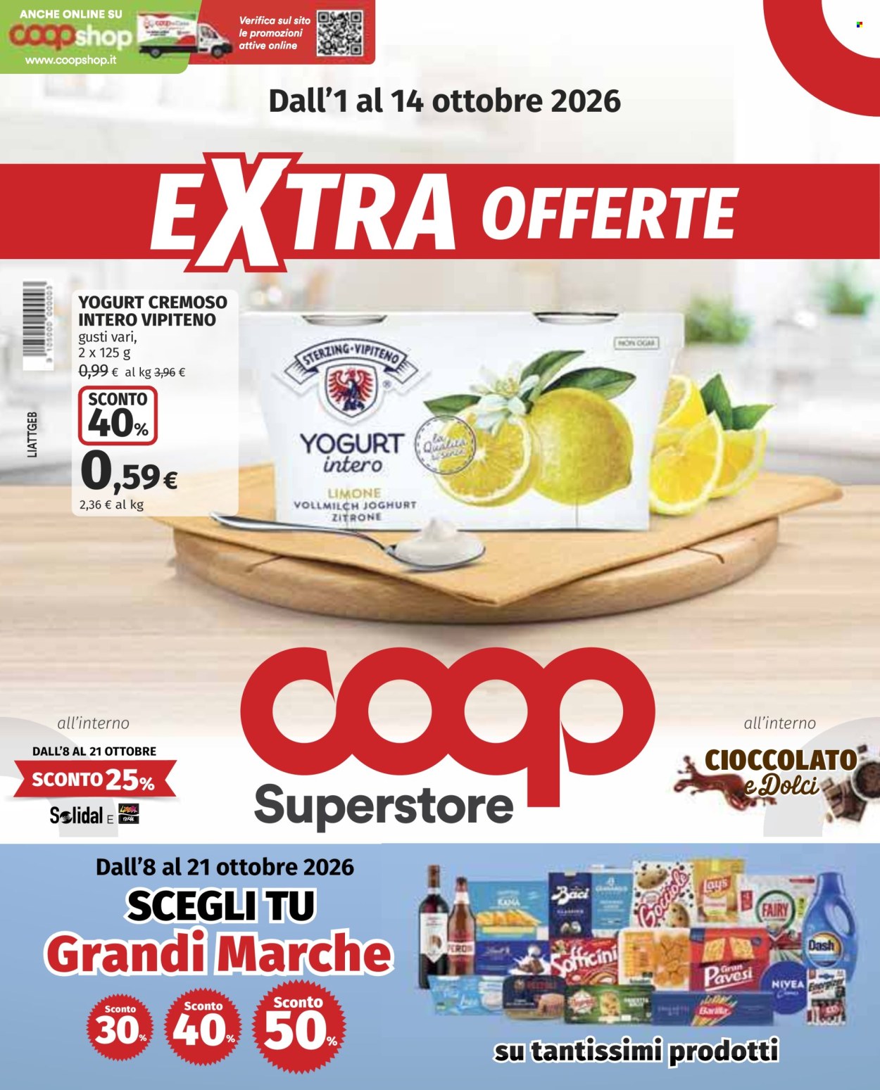 Volantino Coop - 1/10/2026 - 14/10/2026. Pagina 1
