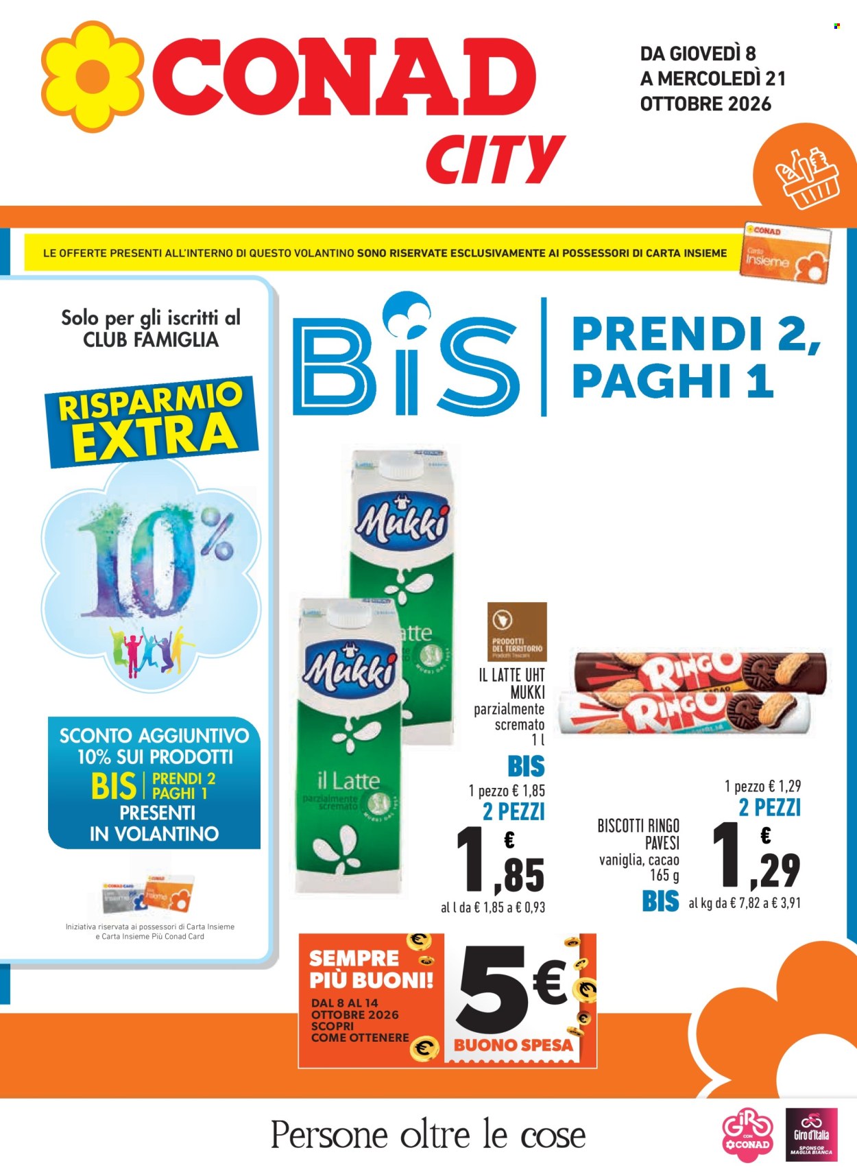 Volantino Conad City - 8/10/2026 - 21/10/2026. Pagina 1