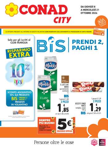 Volantino Conad City - 8/10/2026 - 21/10/2026.