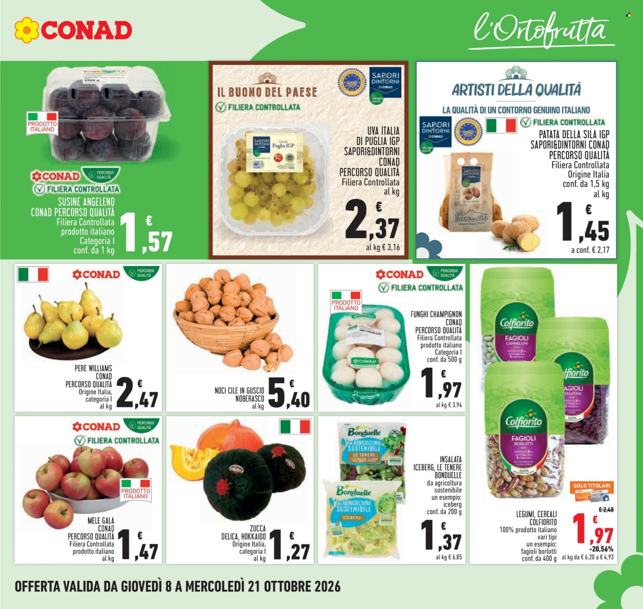 Volantino Conad - 8/10/2026 - 21/10/2026. Pagina 7
