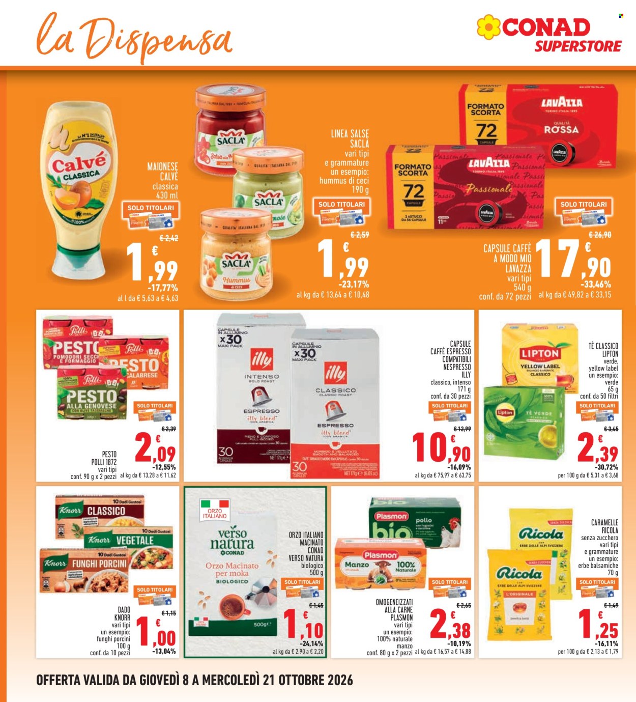 Leták Conad - 8.10.2026 - 21.10.2026. Strana 16