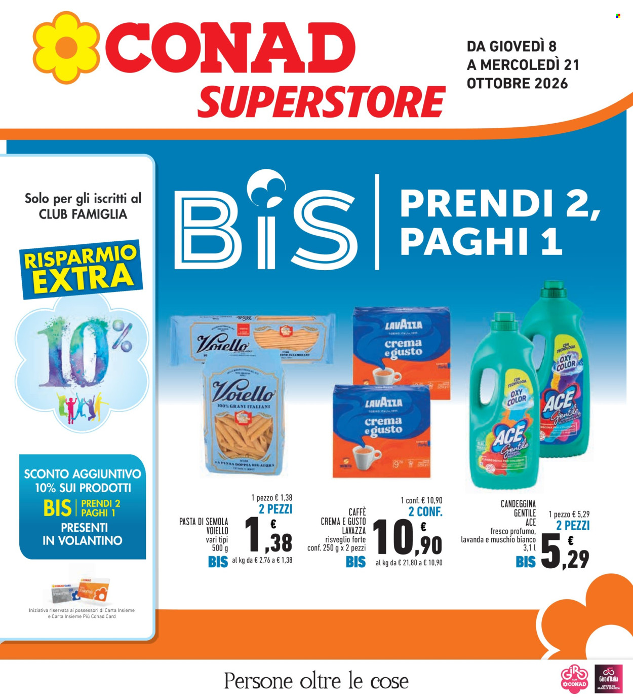 Volantino Conad Superstore - 8/10/2026 - 21/10/2026. Pagina 1