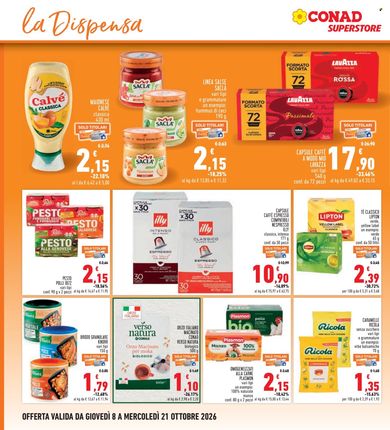 Leták Conad Superstore - 8.10.2026 - 21.10.2026. Strana 16