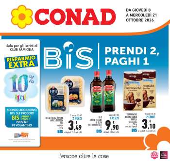 Volantino Conad - 8/10/2026 - 21/10/2026.