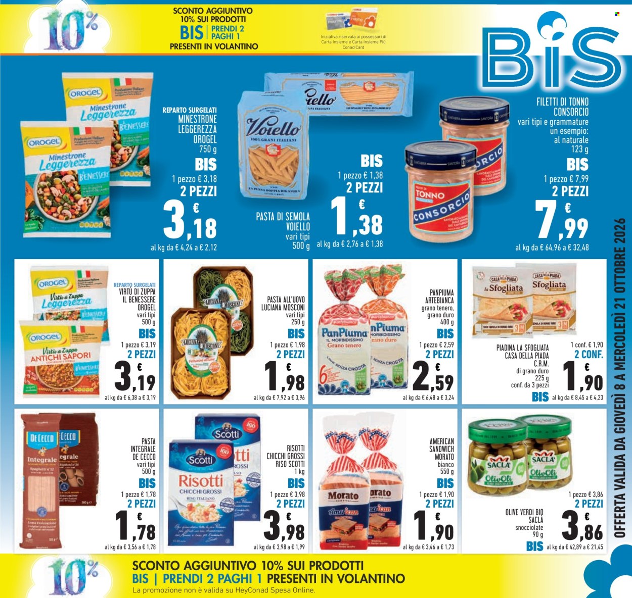 Leták Conad - 8.10.2026 - 21.10.2026. Strana 3