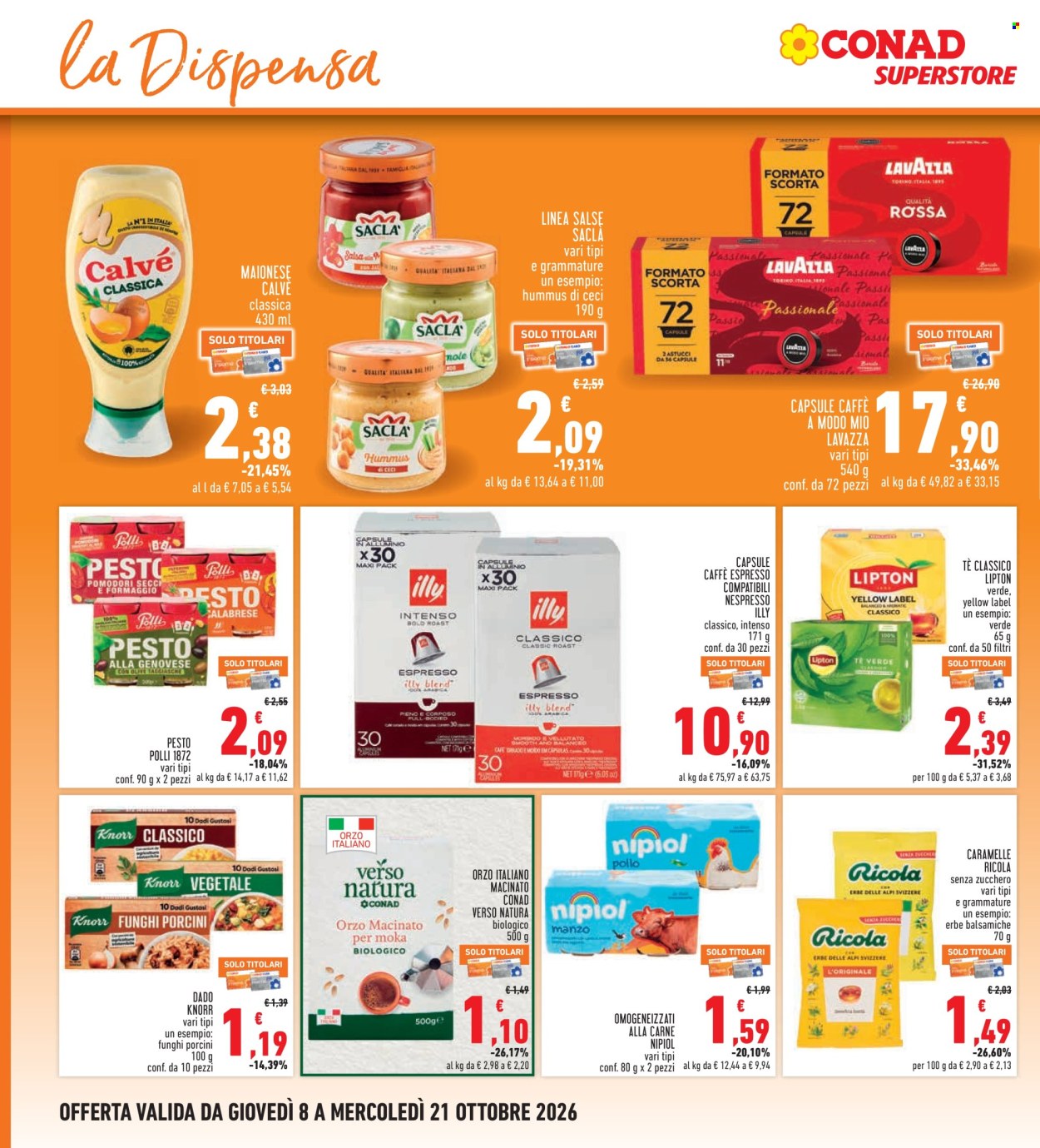 Volantino Conad - 8/10/2026 - 21/10/2026. Pagina 16