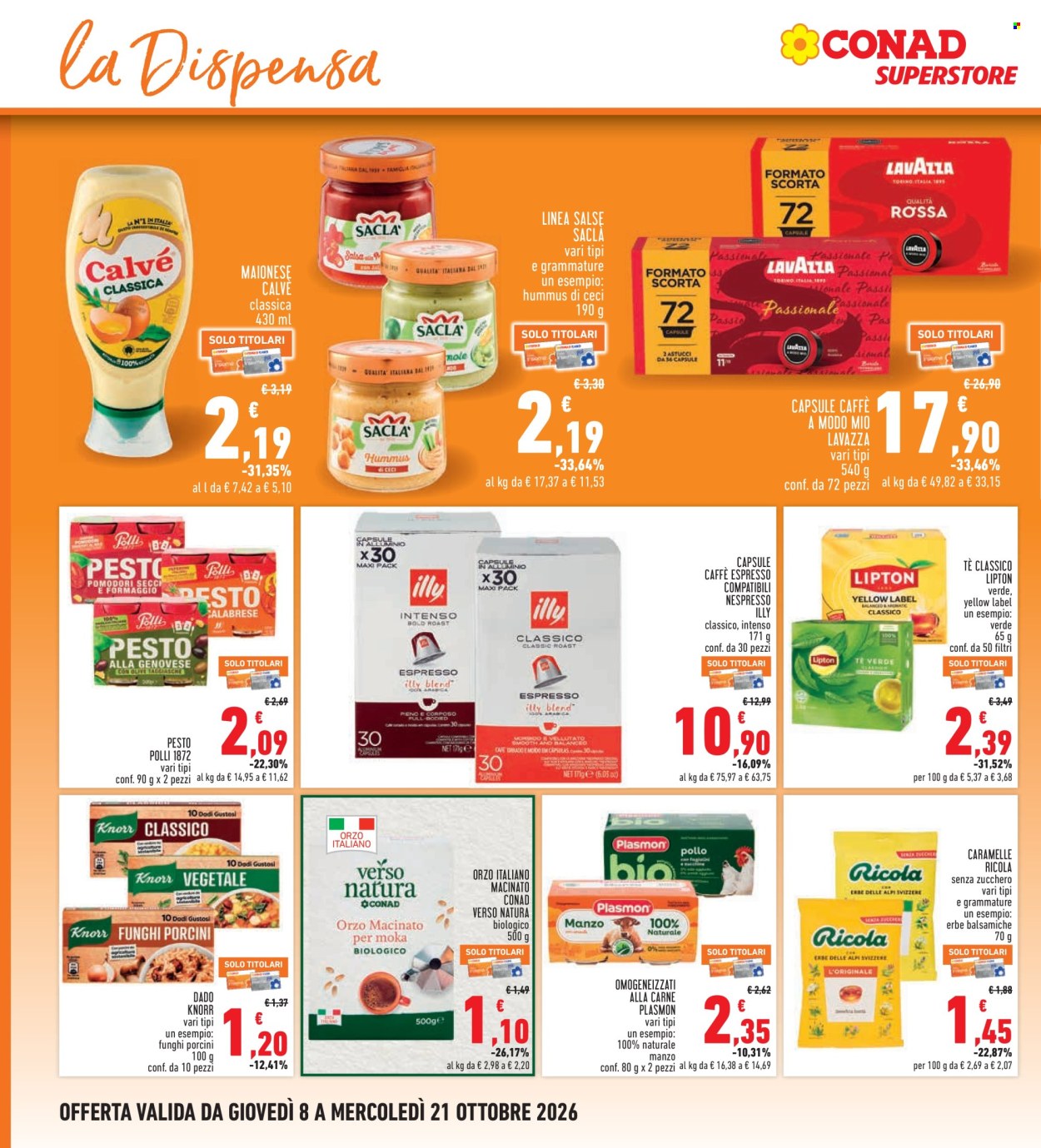 Volantino Conad Superstore - 8/10/2026 - 21/10/2026. Pagina 16