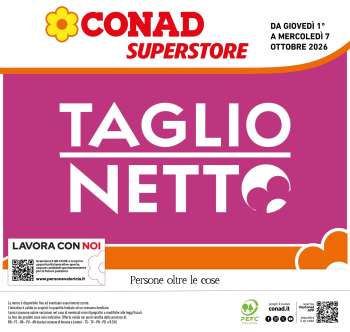 Volantino Conad Superstore - 1/10/2026 - 7/10/2026.