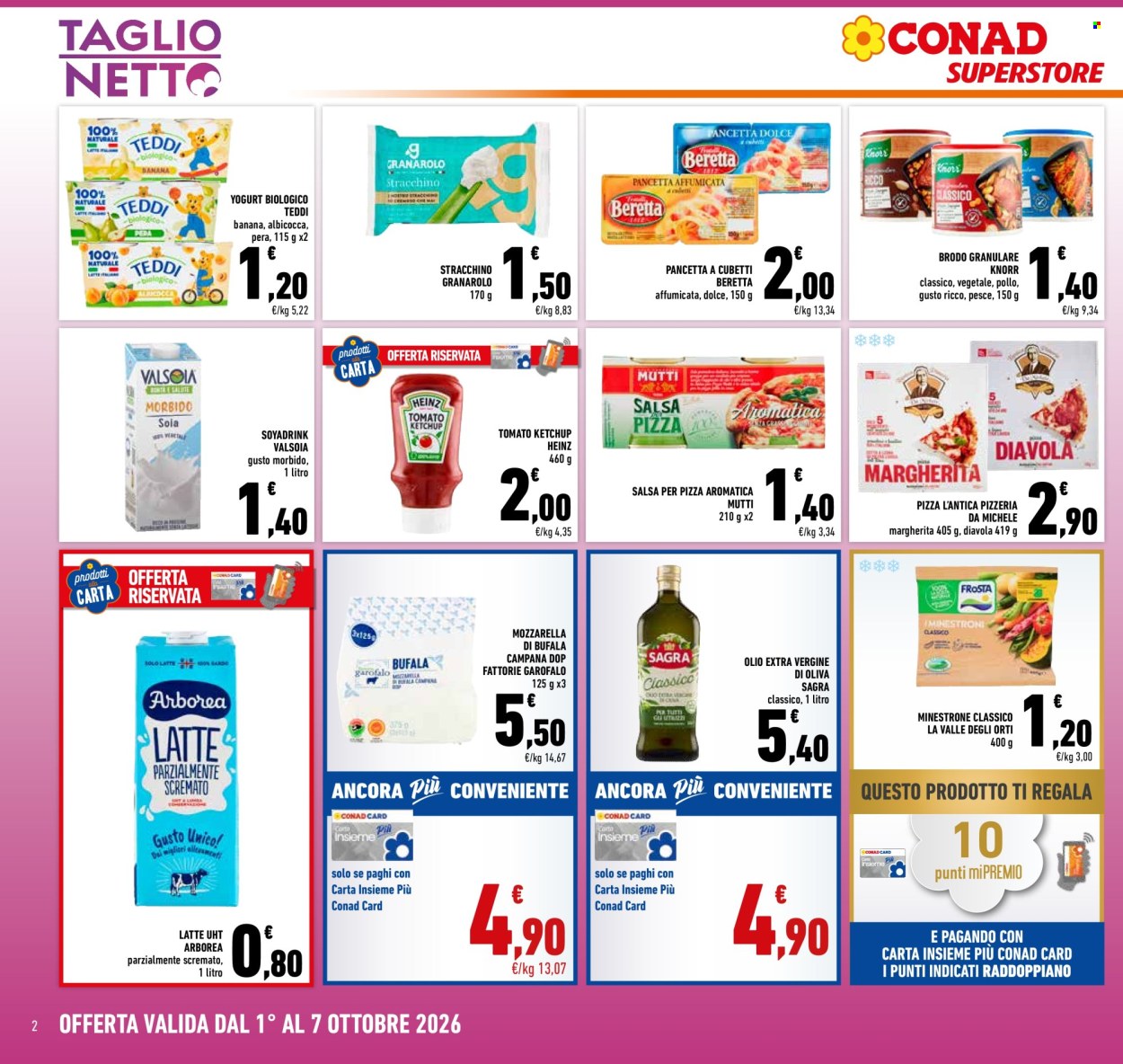 Volantino Conad Superstore - 1/10/2026 - 7/10/2026. Pagina 2