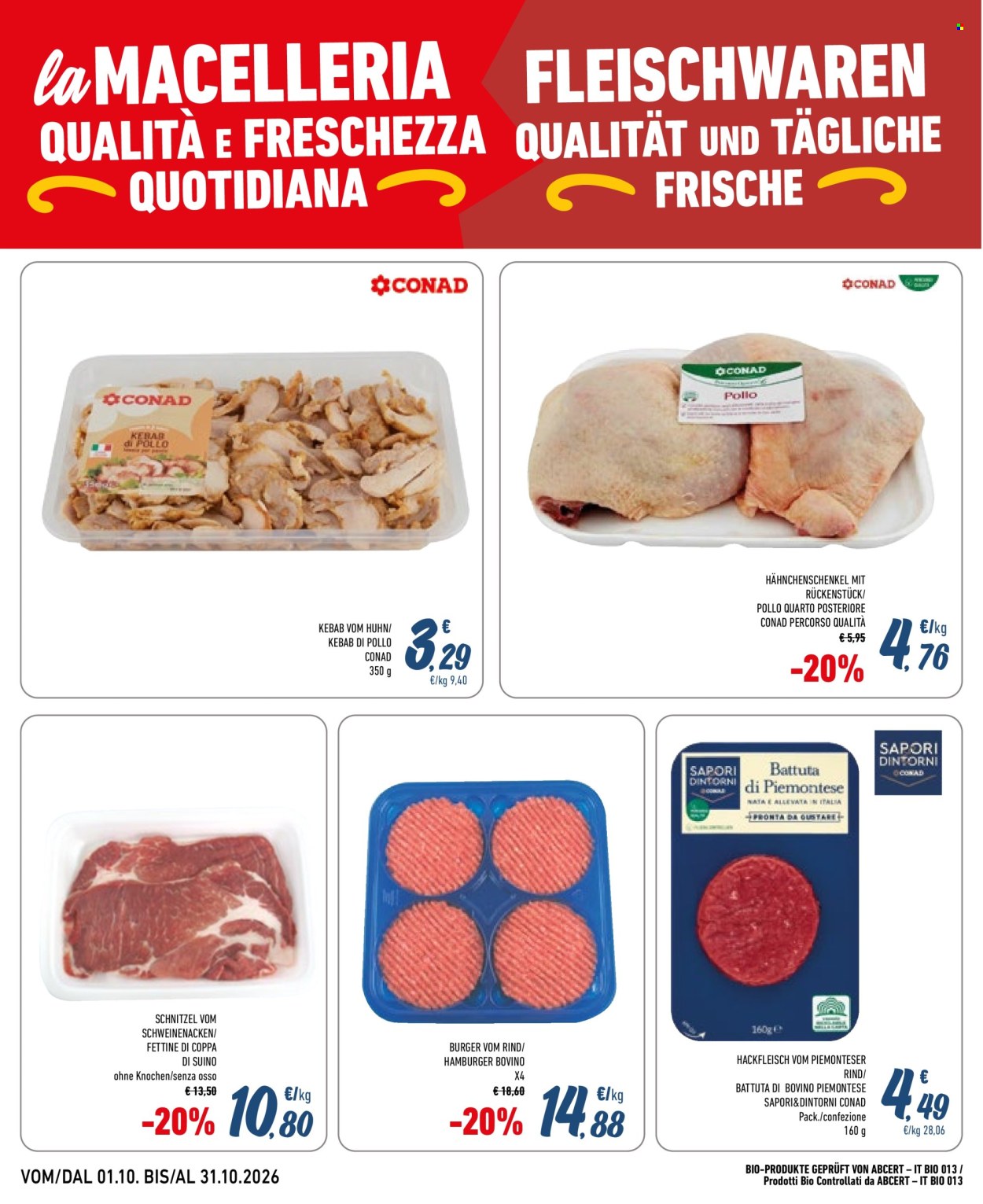 Leták Spesa Facile Conad - 1.10.2026 - 31.10.2026. Strana 4