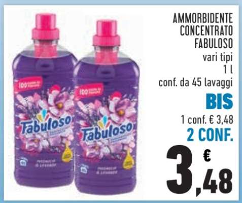 Ammorbidente Concentrato Fabuloso