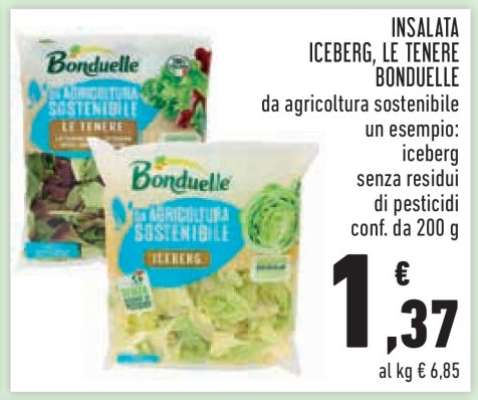 INSALATA ICEBERG, LE TENERE BONDUELLE