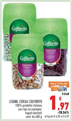 LEGUMI, CEREALI COLFIORITO