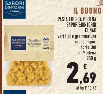Pasta Fresca Ripiena Sapori&Dintorni Conad