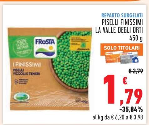 Piselli Finissimi La Valle Degli Orti