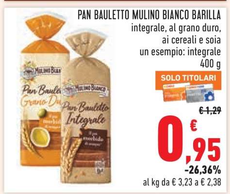 PAN BAULETTO MULINO BIANCO BARILLA