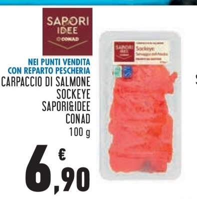 Carpaccio di Salmone Sockeye