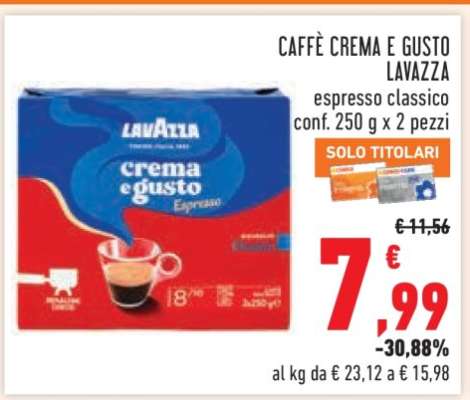 CAFFÈ CREMA E GUSTO LAVAZZA