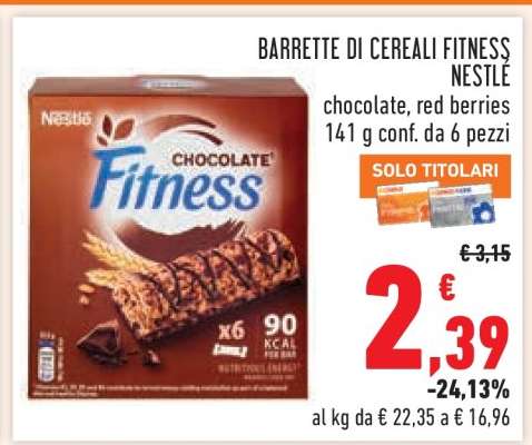 BARRETTE DI CEREALI FITNESS NESTLÉ
