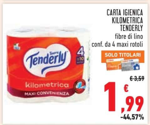 Carta Igienica Kilometrica Tenderly